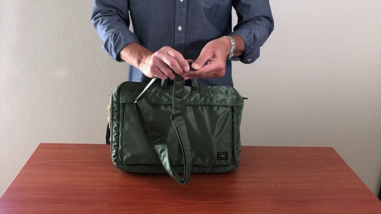 ➤Porter Yoshida New Tanker 3 Way Briefcase Review - YouTube