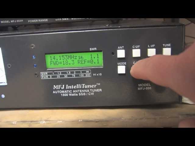 MFJ-998 1.5KW Auto Tuner Part 3 - YouTube