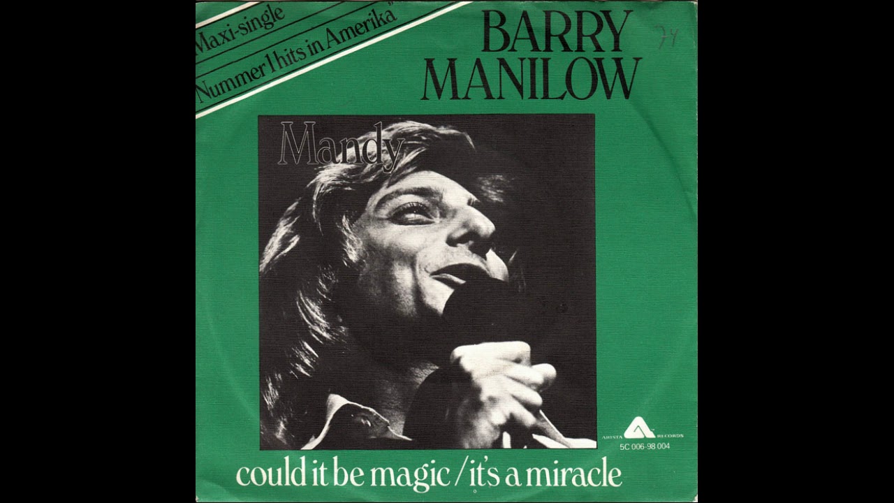Barry Manilow Could It Be Magic Instrumental - YouTube