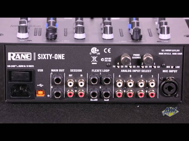 Rane Sixty-One DJ Mixer for Serato - Rane Sixty-One - YouTube