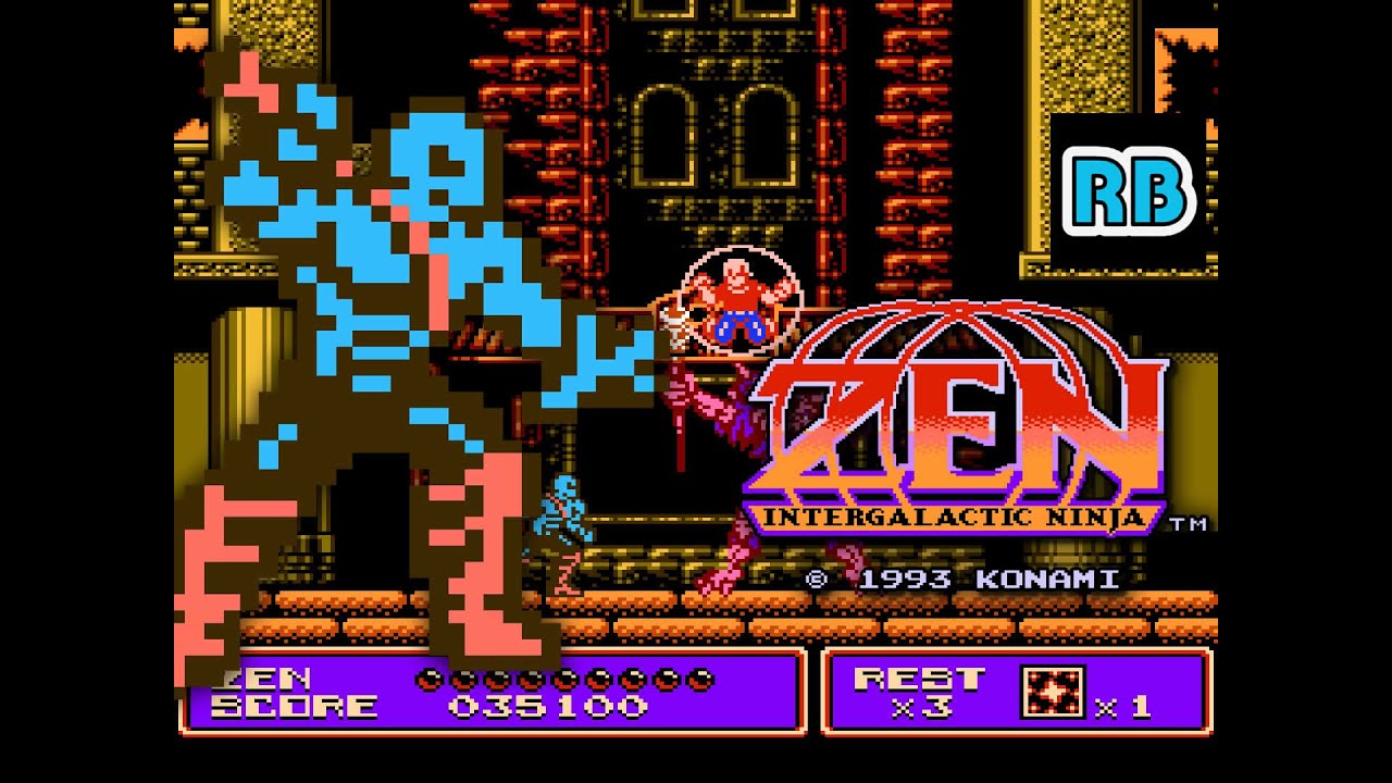 1993 [60fps] NES Zen Intergalactic Ninja ALL - YouTube