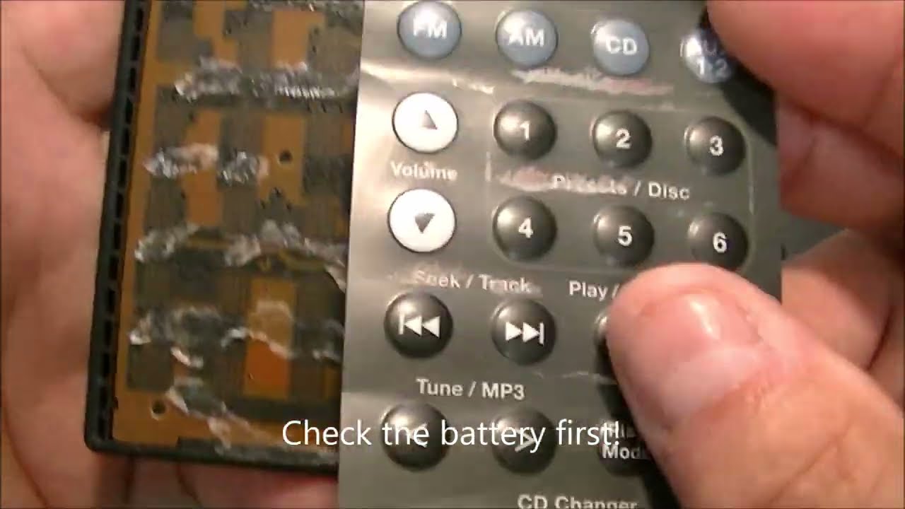 Bose Wave Remote Control - How to Test & How to take it Apart