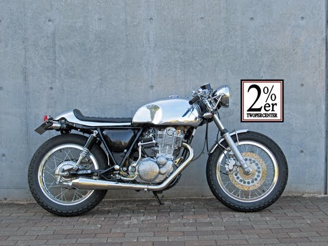 SR400 アルミカフェレーサー caferacer 2％ER ロッカーズ sr500