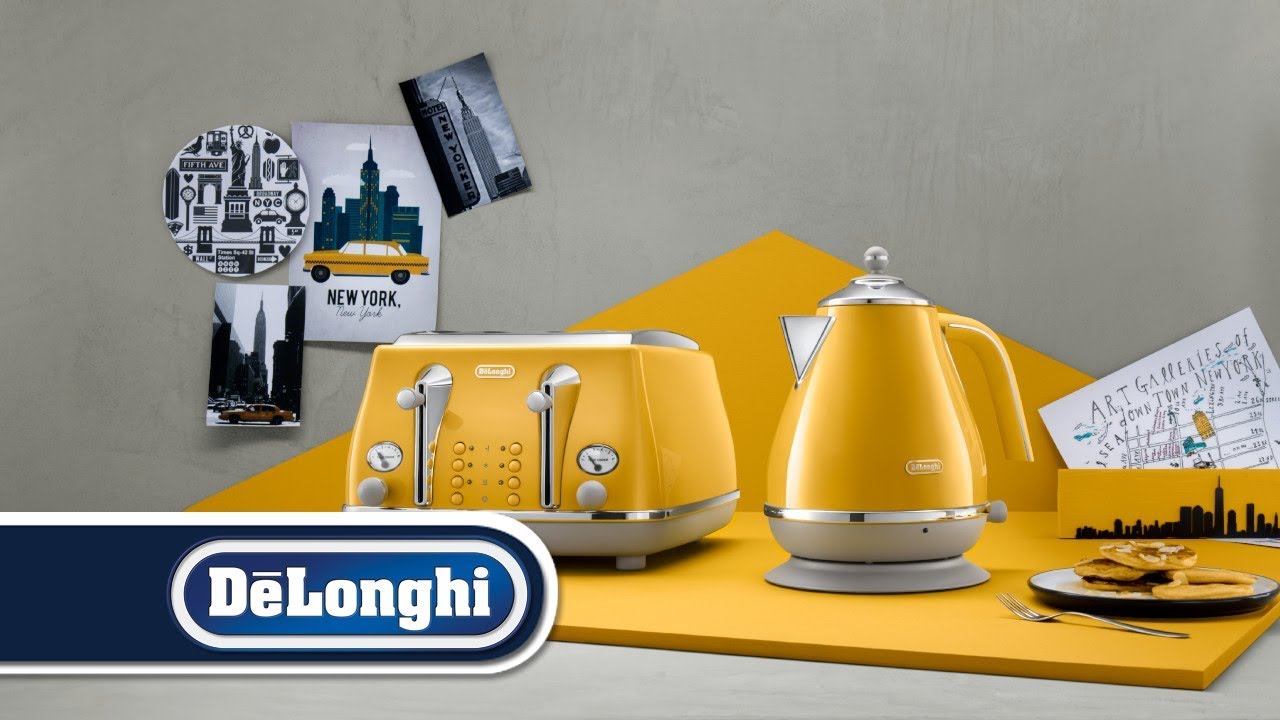 Icona Capitals New York Yellow by De'Longhi | Breakfast Collection