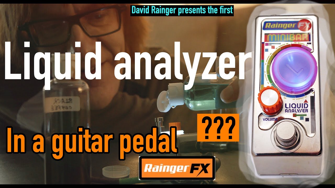 Rainger fx - MINIBAR (overdrive/ fuzz) liquid analyzer - YouTube