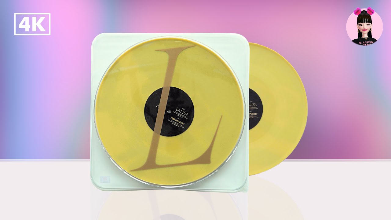 Unboxing Lisa Lalisa Gold Vinyl LP Special Limited Edition - YouTube
