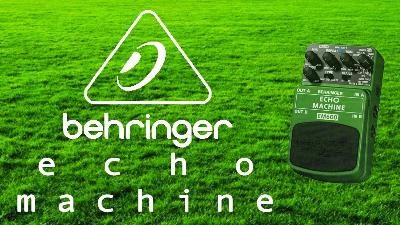 Behringer EM600 Echo Machine Demo - YouTube