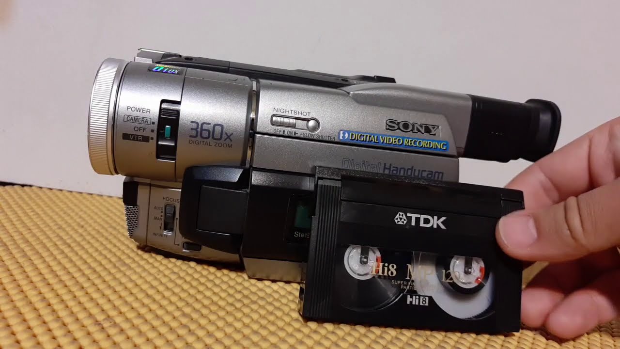 Camcorder Sony Handycam Digital 8 DCR-TRV310 (Camcorder) - YouTube