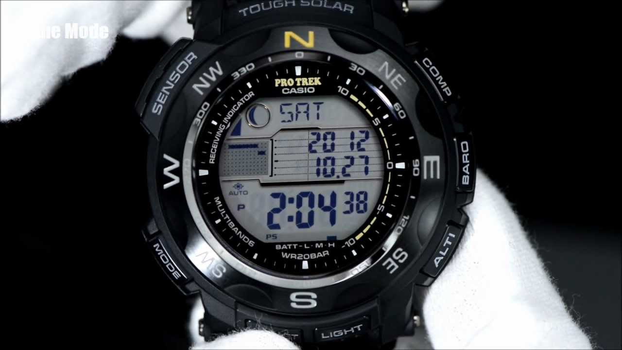 CASIO PROTREK PRW-2500 Basic operation instructions プロトレック