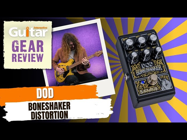DOD BONESHAKER DISTORTION | Review | Guitar Interactive - YouTube
