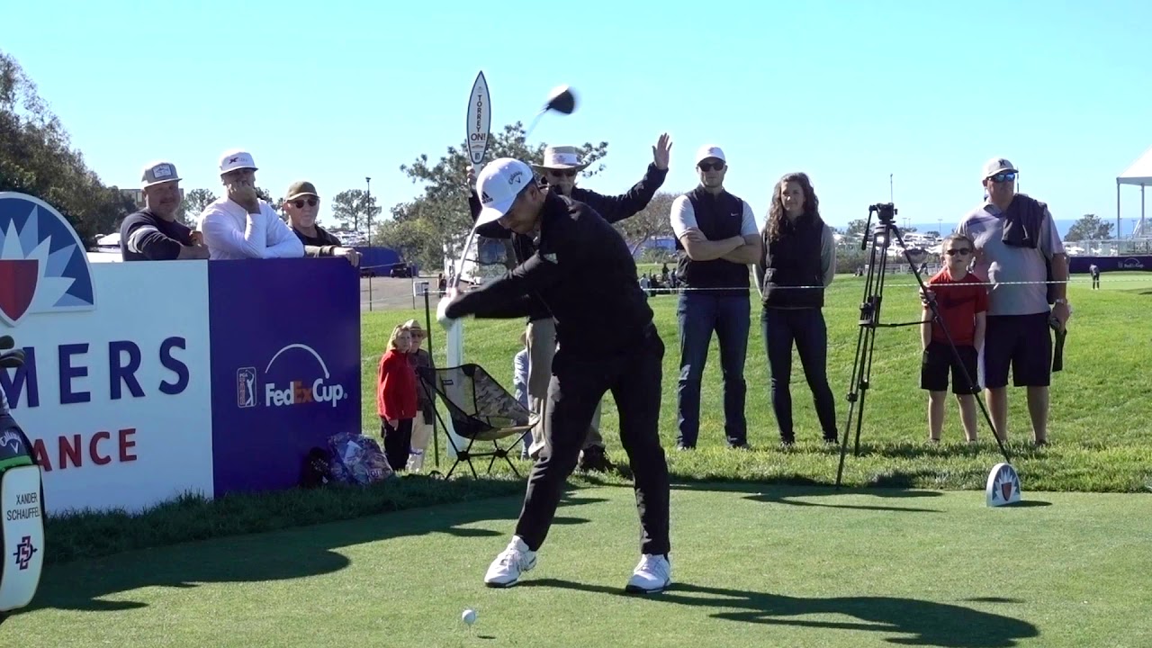 ザンダー・シャウフェレ Xander Schauffele Driver Shot ~2019 Farmers