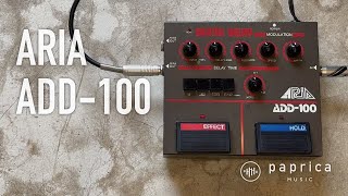 USED) ARIA ADD-100 Digital Delay 試奏動画 - YouTube