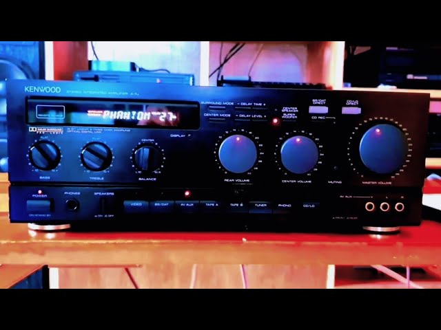 Kenwood A-7J Integrated Amplifier Demo Test - YouTube