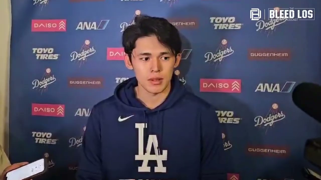 ㊗️First MLB win🏅He speaks to Japanese media about the joy of