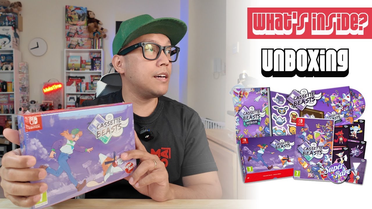 Unboxing Cassette Beasts Deluxe Edition for Nintendo Switch