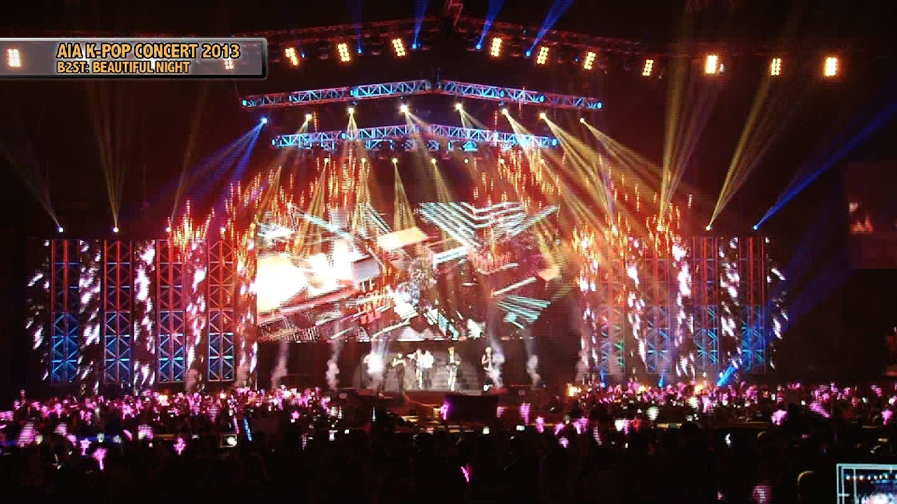 Beast (B2ST) - Beautiful Night 'Live' in Malaysia - YouTube