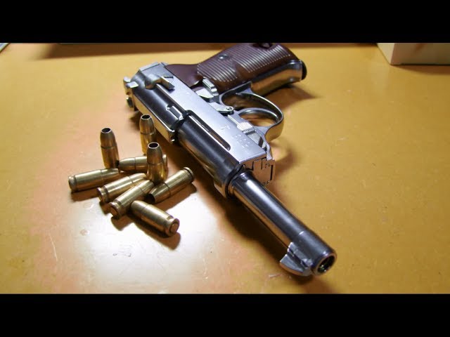 Gas gun) Bought a Marushin Walther P38 fixed slide gas gun! - YouTube
