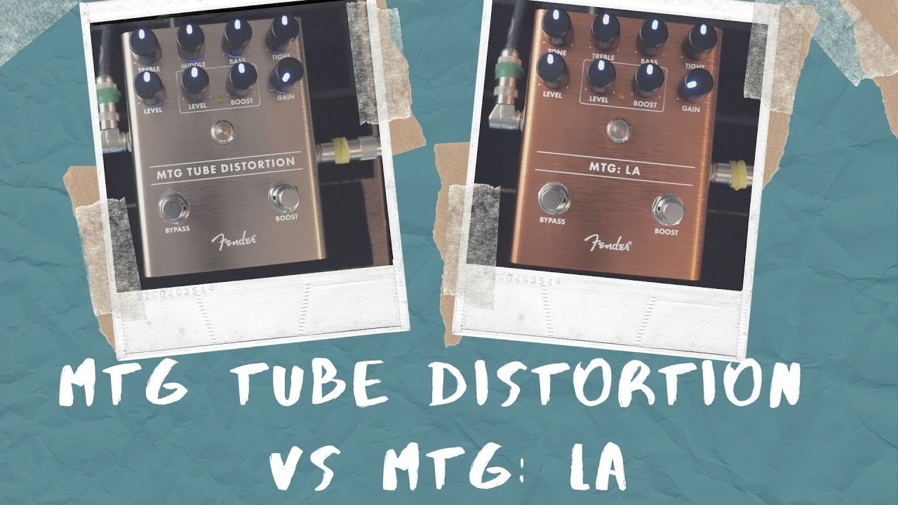 Tube Distortion Shootout! Fender MTG Tube Distortion vs MTG: LA
