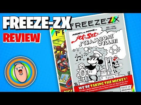 A brand new ZX Spectrum fanzine! Freeze-ZX | full review - YouTube