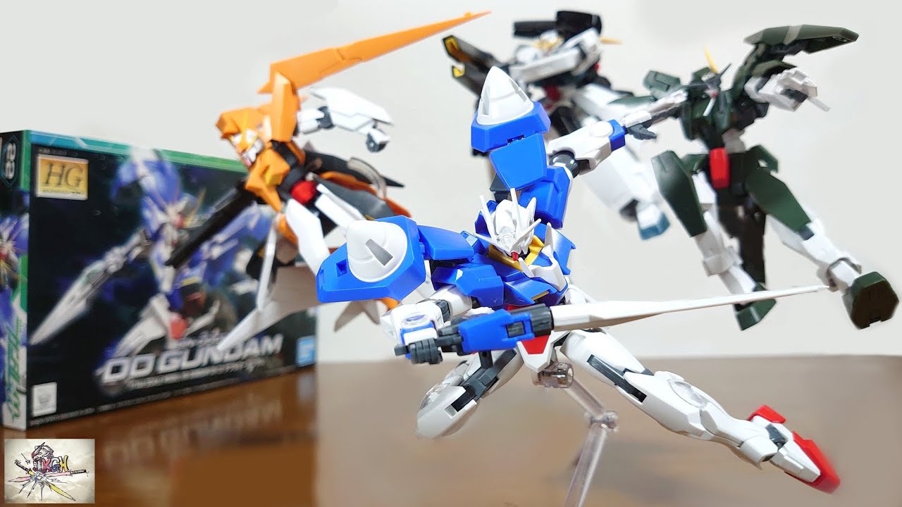 Wake up, Double O! Here we have O Gundam, Exia, and me!] HG 1/144