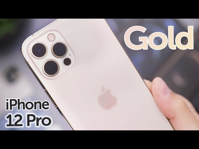 Gold iPhone 12 Pro Unboxing & First Impressions! - YouTube