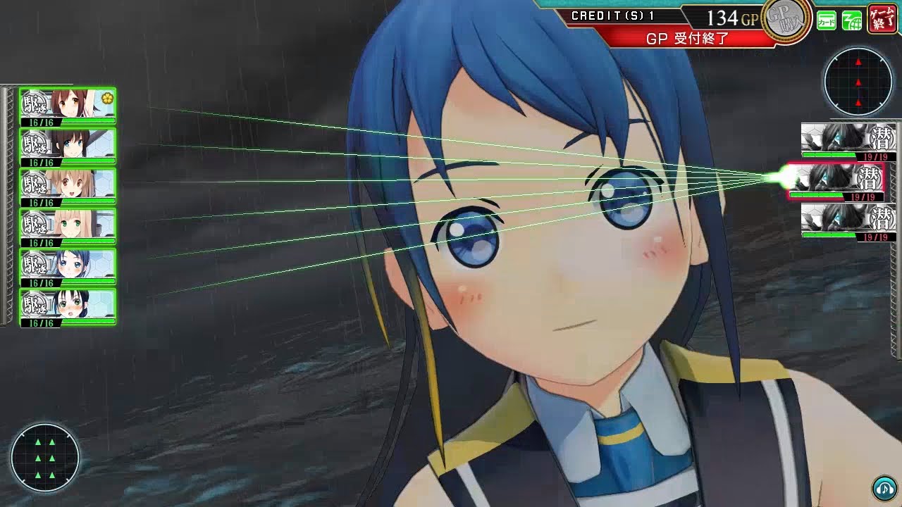 艦これアーケード】『潜水艦』攻略情報動画！！白露型オンリー2（※作戦