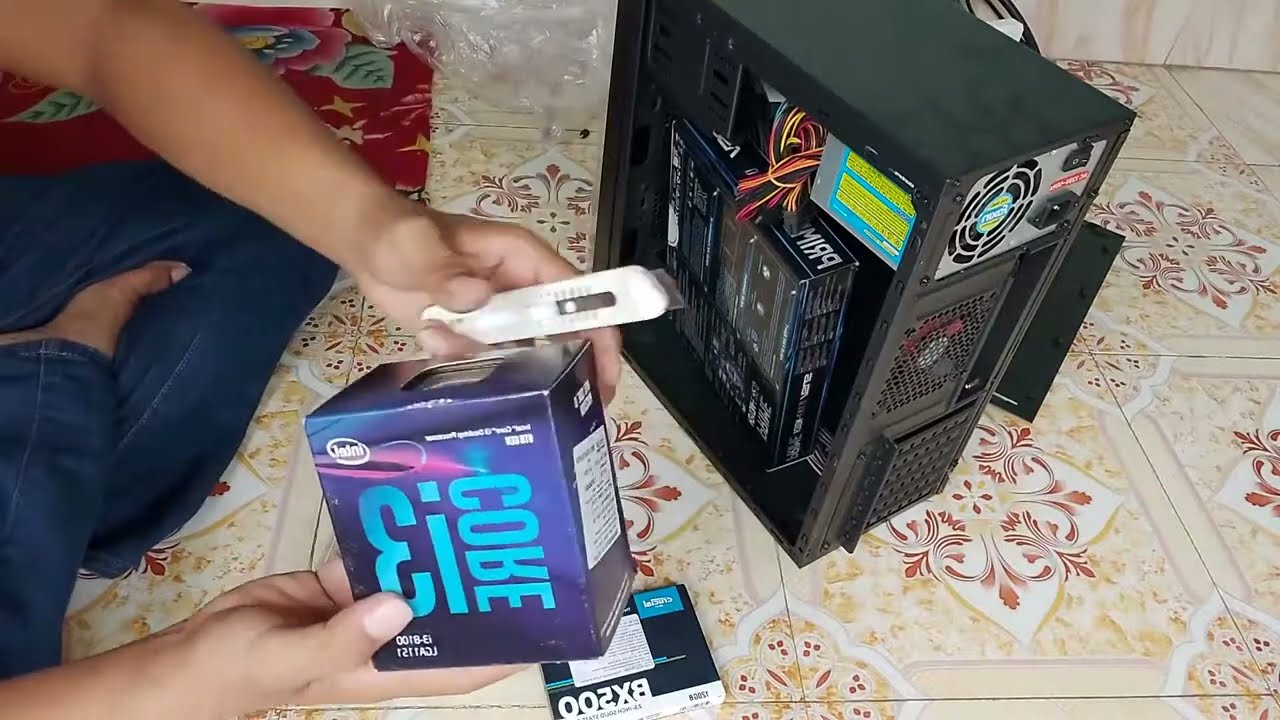 i3 8th generation Gaming PC build | Best RAM for i3 8100 | - YouTube