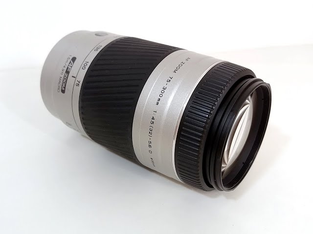 MINOLTA AF 75-300mm F4.5-5.6 D Telephoto Auto Focus Lens - YouTube
