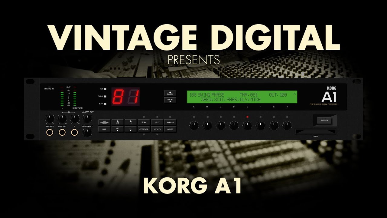 The Powerful Korg A1 Performance Signal Processor from 1991