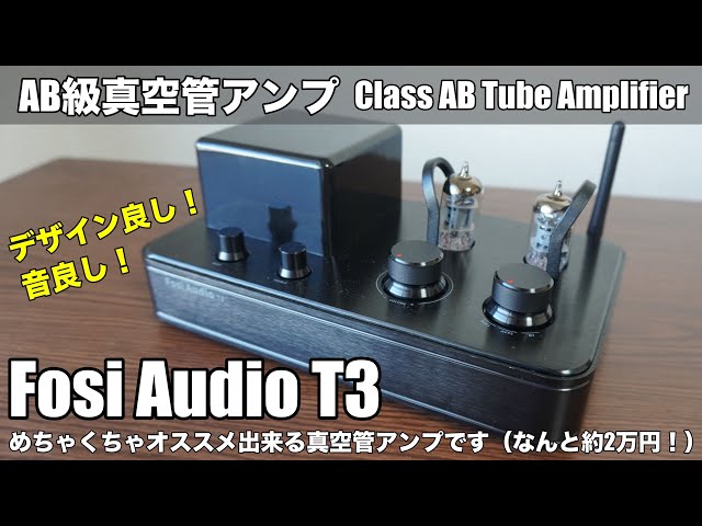 2万円台真空管アンプ革命】Fosi Audio T3レビュー！デザイン良し！音