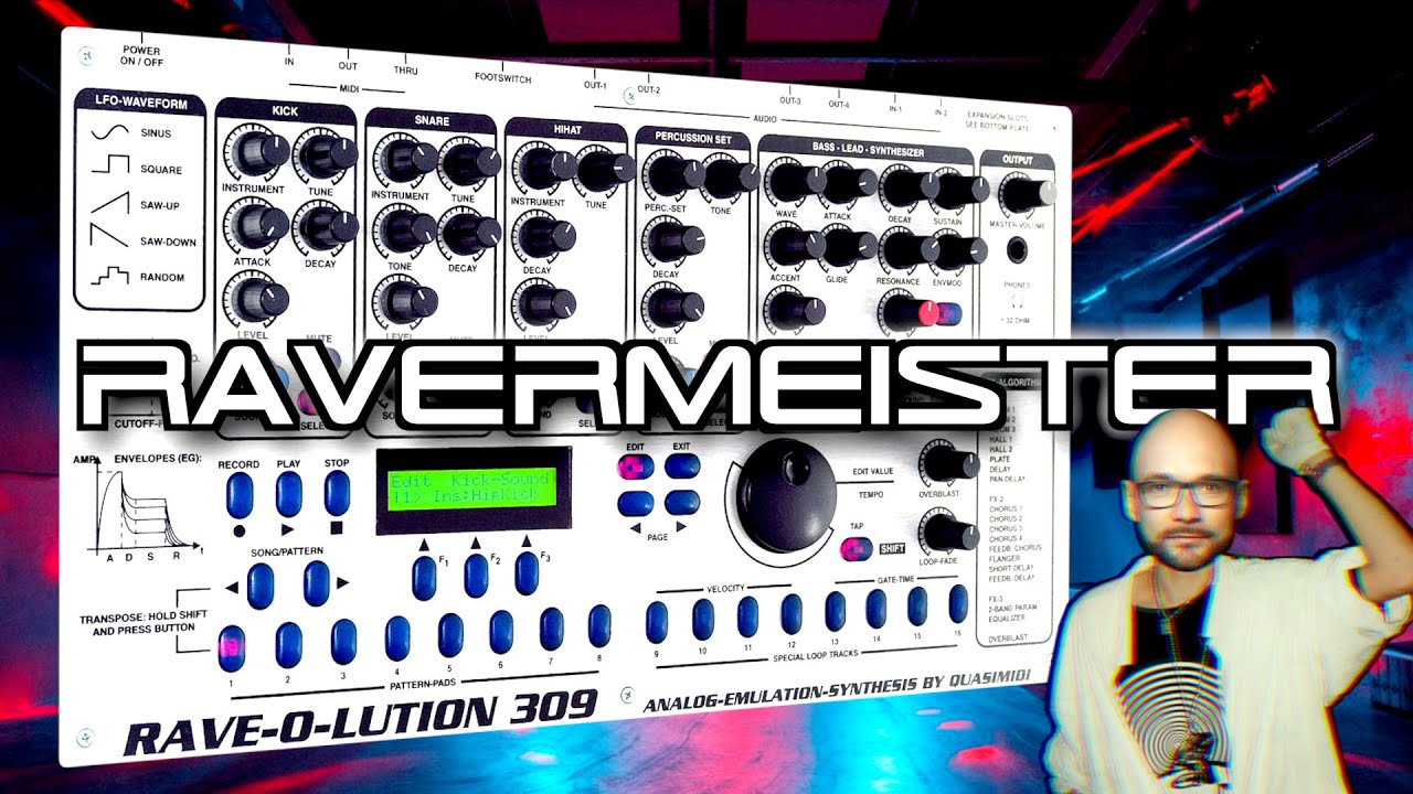 Quasimidi Rave-O-Lution 309: An Overview Of A Big 90's Synth - YouTube