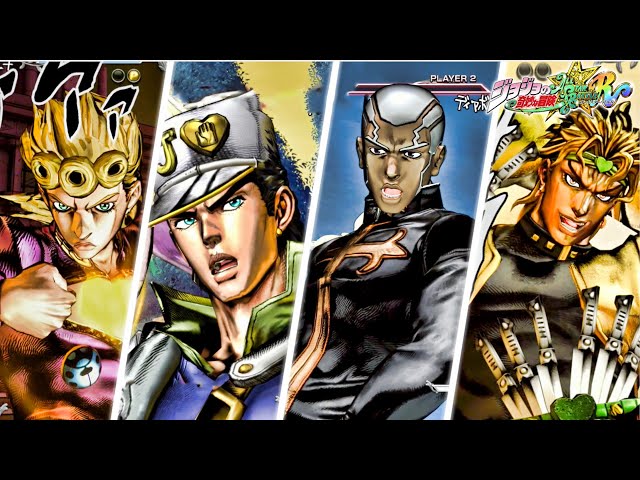 ジョジョASBR】全キャラ 超必殺技集 HHA&GHAリメイク版【ジョジョの
