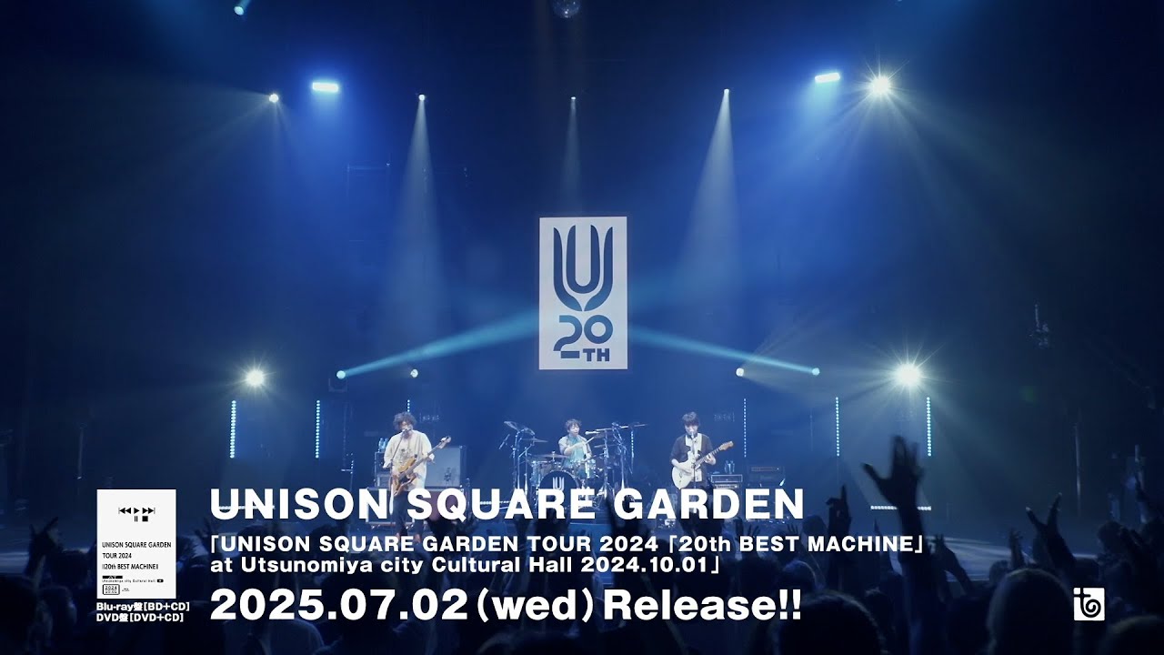 UNISON SQUARE GARDEN TOUR 2024 「20th BEST MACHINE」at Utsunomiya