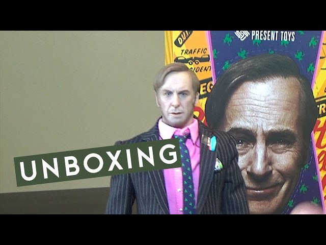 Unboxing the 1/6 scale Saul Goodman action figure from Present