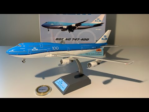 Inflight200 KLM Boeing 747-400 1:200 - YouTube