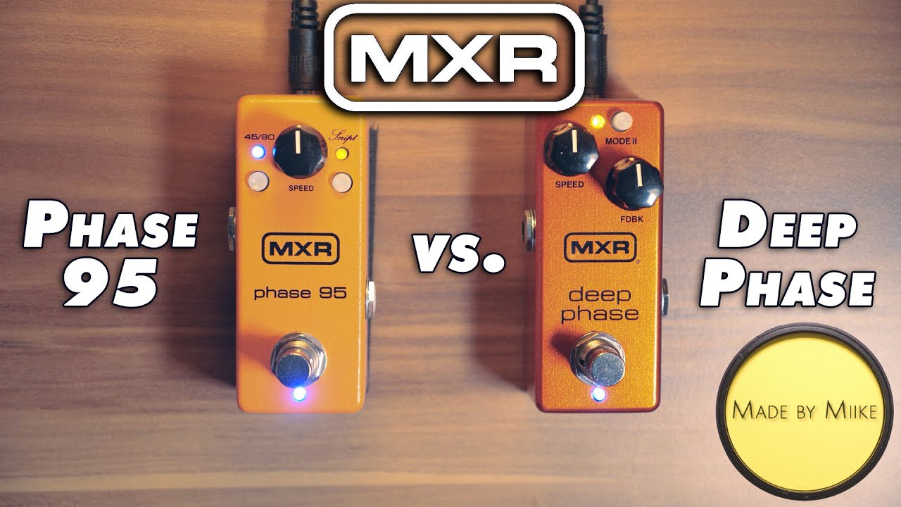 Shootout + Opinion: MXR Phase 95 vs. MXR Deep Phase - YouTube
