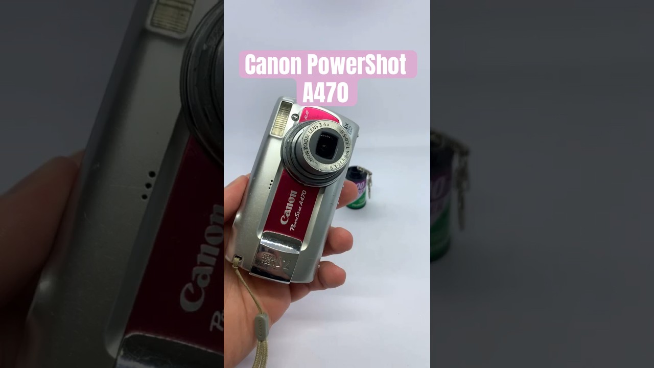 Canon PowerShot A470 cool digital camera for beginner - YouTube