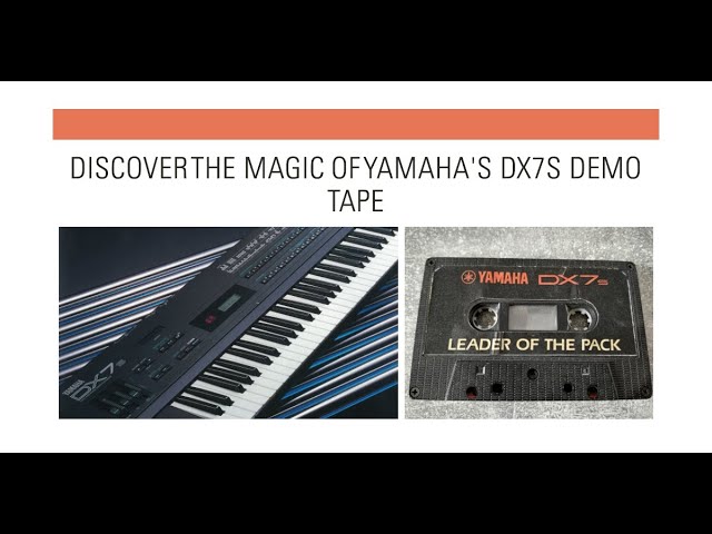 YAMAHA ・ヤマハ 「 DX7S Factory presets ROM 」DX7Ⅱ Factory