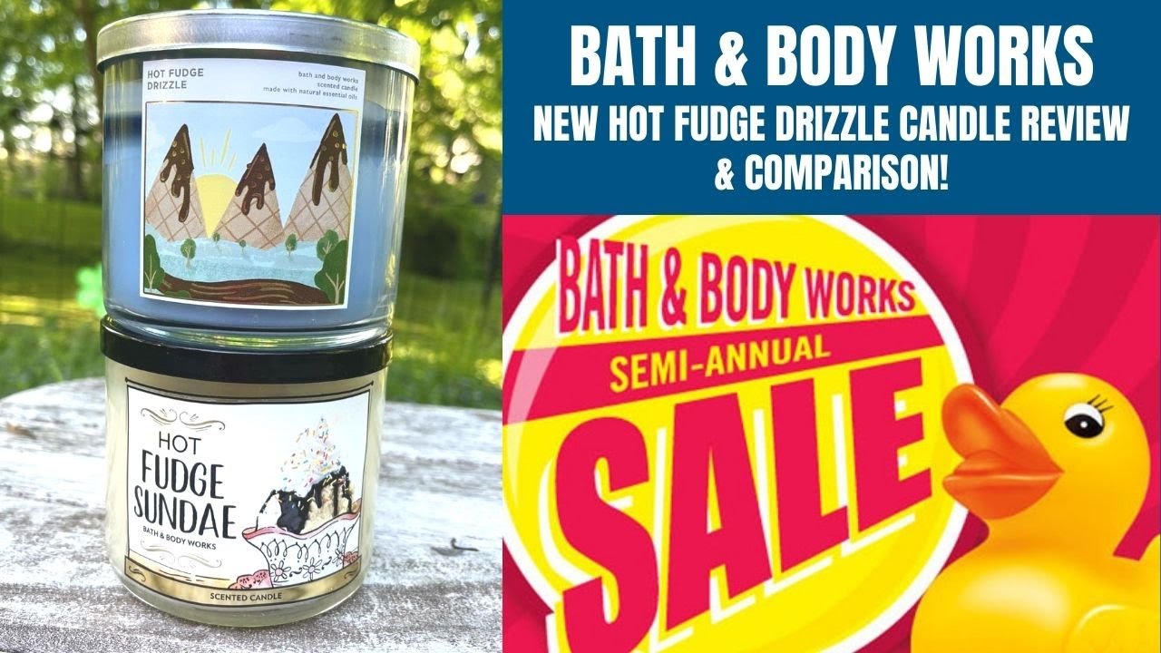 Bath & Body Works SAS News Hot Fudge Drizzle Candle Review
