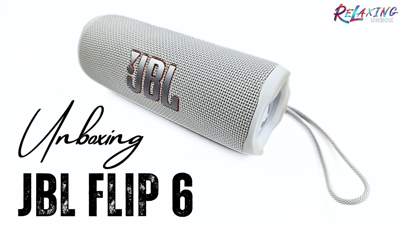 JBL Flip 6 White Color Unboxing - YouTube