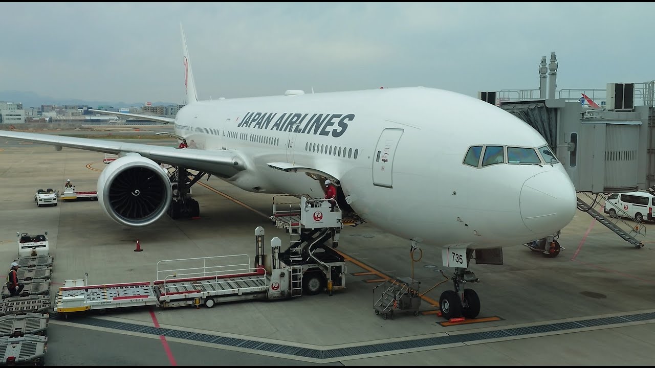 JAL Boeing 777-300ER JA735J | Pushback－Taxiing－Takeoff－Landing