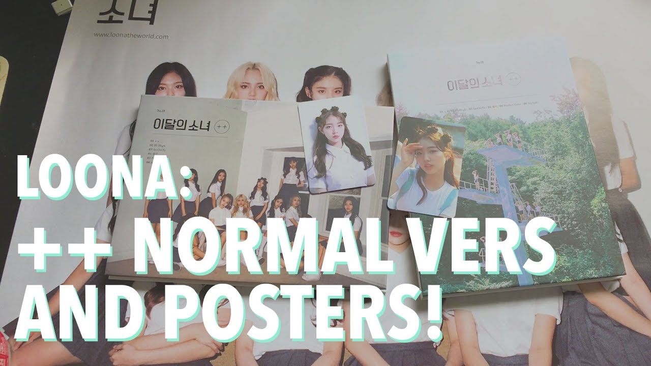 FS:UNBOX] LOONA (이달의 소녀) - '++' Normal Ver.A+B & Posters