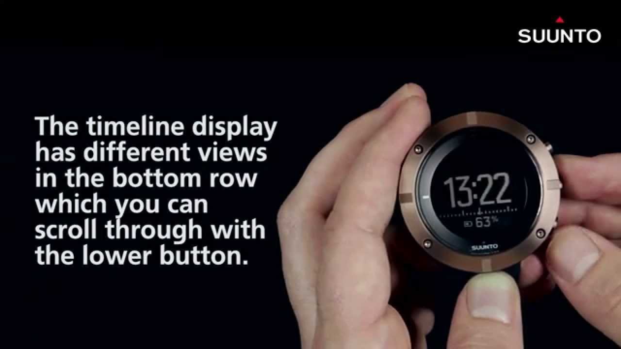 Suunto Kailash - Changing views and displays - YouTube