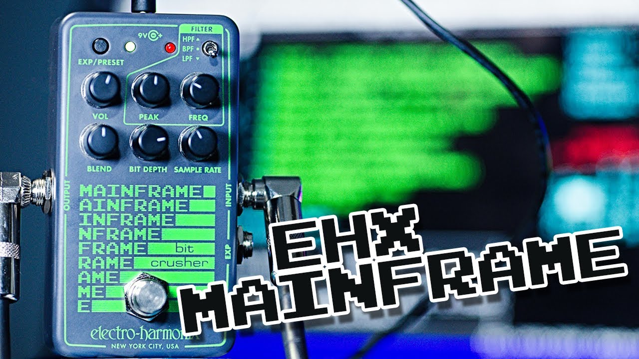 EHX Mainframe Bit Crusher - Nostalgic for Nintendo Noises - YouTube