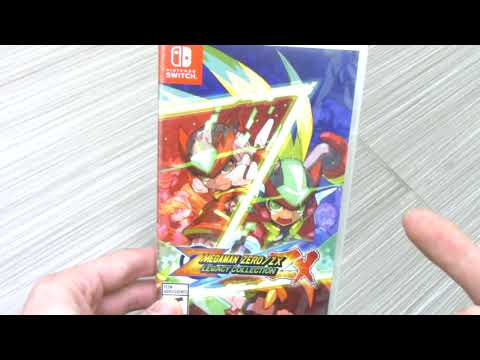 Unboxing Mega Man Zero ZX Legacy Collection Capcom Nintendo Switch