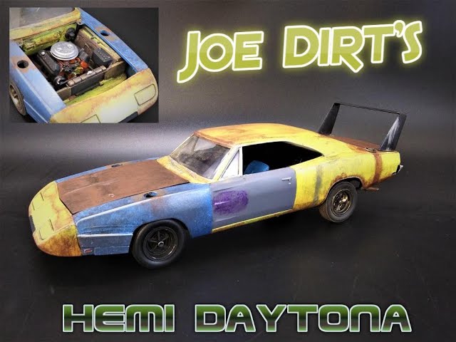 1969 Dodge Charger Daytona 426 Hemi JOE DIRT 1/25 Scale Model Kit