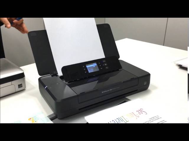 HP OfficeJet 200 Mobile: 2.1kgと軽量なモバイルプリンター - YouTube