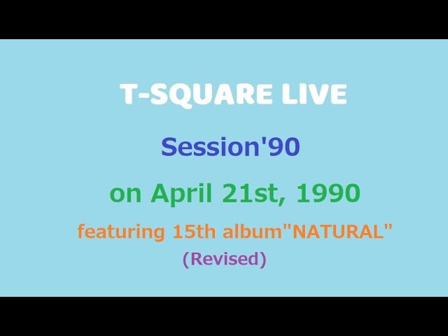 Farewell and Welcome Live 1998 (full album) - T-square - YouTube