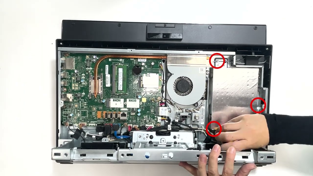 NEC Lavie All-in-One 【PC-DA370MAB】の分解方法 - YouTube