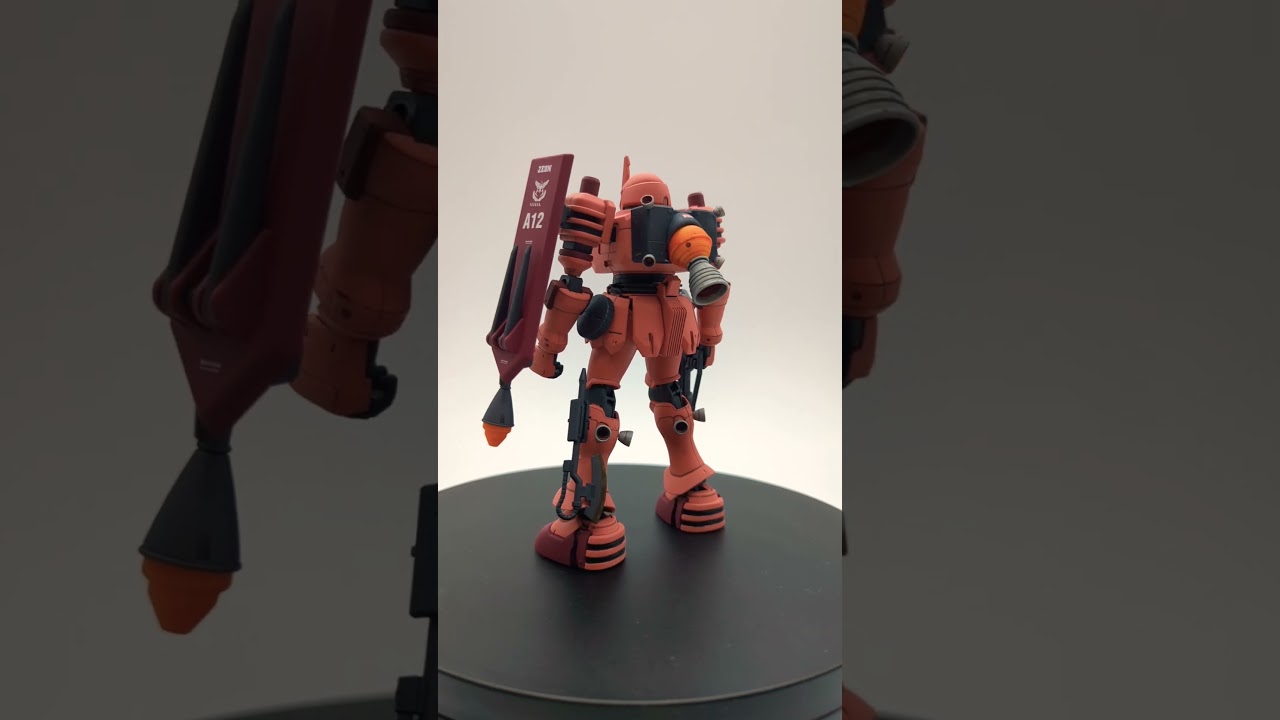 HGUCでシャア専用ヅダを塗装制作♪】 メビウスの宇宙から越えて！赤い